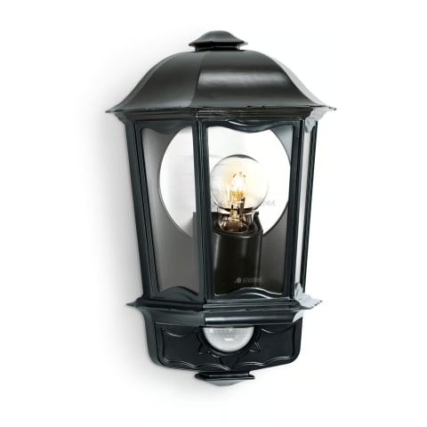 Lămpi de grădină - Lampa de exterior L 190 S cu senzor de mișcare negru