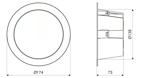 Lampa de interior LED profesionala RS PRO DL 150 SC cu senzor de miscare si Bluetooth [3]