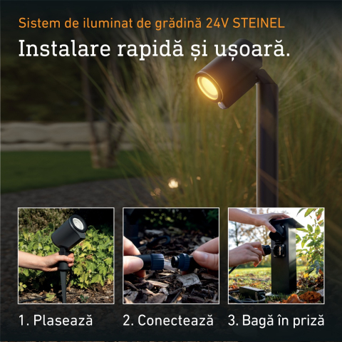 Proiector RGB Spot Way SC 24V Bluetooth si Senzor de miscare [2]