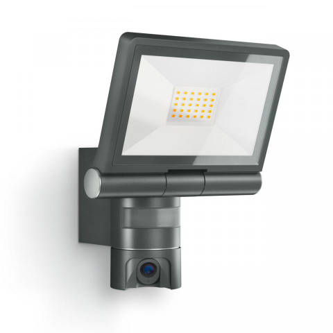 Lămpi - Reflector LED XLED CAM1 SC cu senzor de mișcare și cameră Antracit - STEINEL