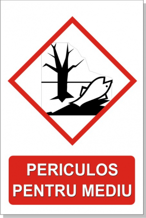 Statie GPL - Periculos pentru mediu 30x20cm