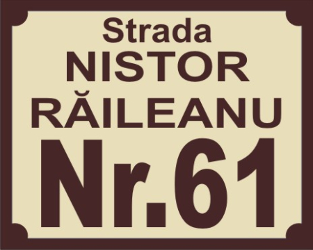Produse la comandă - Adresa 25x20cm M