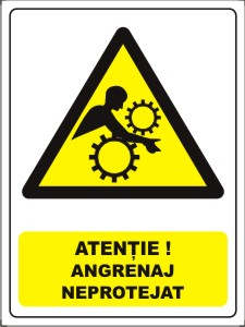 Obligatii generale - Angrenaj neprotejat 20x15cm