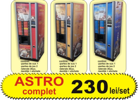 Autocolante automate cafea - astro complet