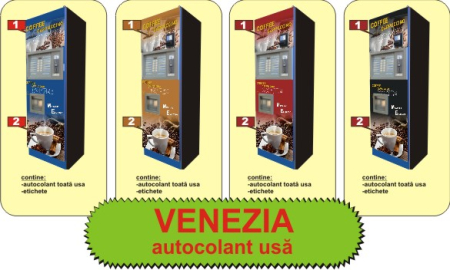 Autocolante automate cafea - Autocolant Necta Venezia Frontal