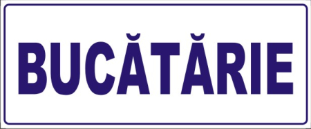 Stickere Atentionare - Bucatarie 25x10cm