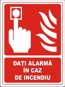 Dati alarma in caz de urgenta 20x15cm