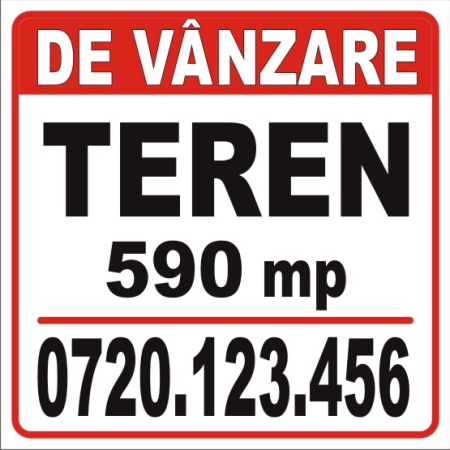Produse la comandă - De vanzare / de inchiriat teren 50x50cm