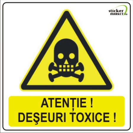 Deseuri toxice 14x14cm