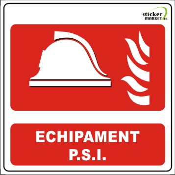 Stickere PSI - Echipament PSI 14x14cm