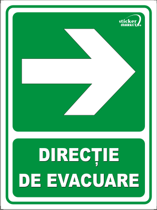 Evacuare D 20x15cm