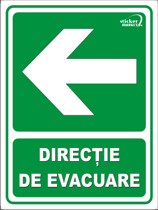 Evacuare S 20x15cm