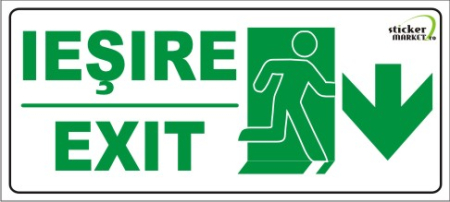 Exit 4 20x9cm