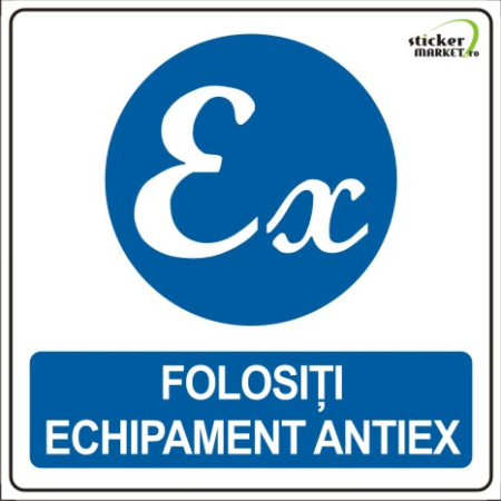Statie GPL - Folositi echipament antiex 14x14cm
