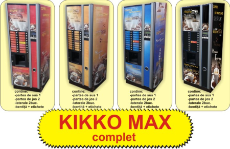 Autocolante automate cafea - Kikko Max complet