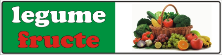 Placute PVC - Legume fructe 80x20cm