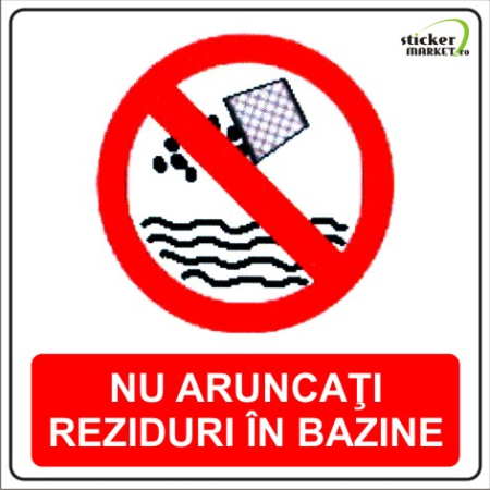 Self Wash - Nu aruncati reziduri 14x14cm