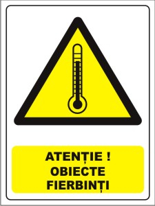 Obligatii generale - Obiecte fierbinti 20x15cm