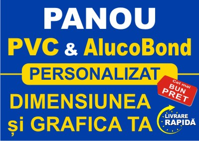 Produse la comandă - Panou PVC/AlucoBond la comandă
