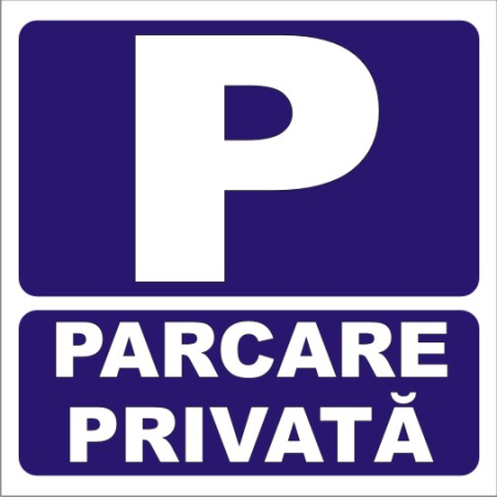 Parcare privata 30x30cm
