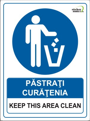 Bilingve - Pastrati curatenia 20x15cm