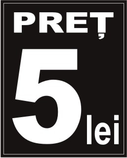 Pret 5 lei 10x8cm