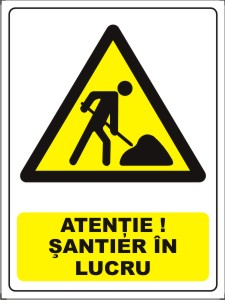 Santier in lucru 20x15cm