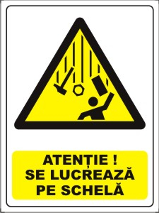 Obligatii generale - Se lucreaza pe schela 20x15cm