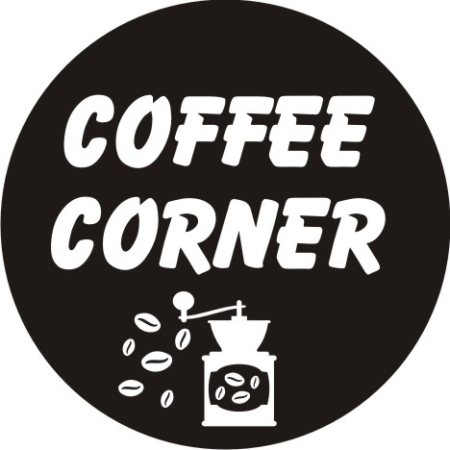 Stickere automate cafea - Semn coffee corner