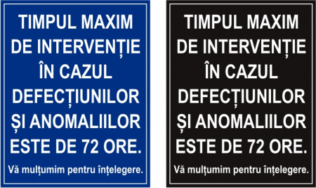 Stickere automate cafea - service 72 ore 10x8cm
