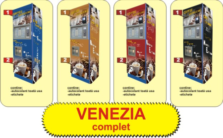 Autocolante automate cafea - Set Complet Autocolante Necta Venezia