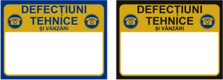 Stickere automate cafea - Sticker Automat Cafea - Defecțiuni Tehnice (8x6cm)