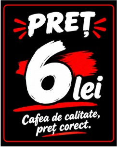 Sticker Automat Cafea - Preț 6 Lei (10x8cm, Model Nou)
