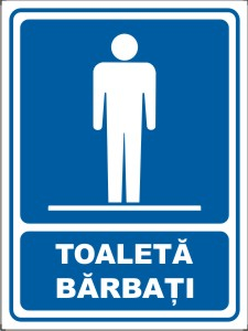 Toaleta barbati 20x15cm