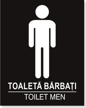 Horeca - Toaletă Bărbați 8x10cm