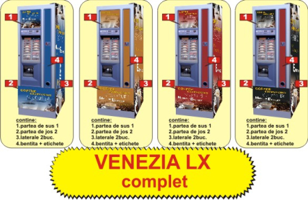 Autocolante automate cafea - Venezia LX complet