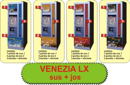 Autocolante automate cafea - Venezia lx frontal