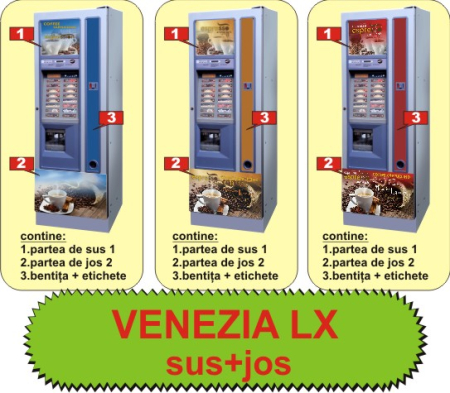 Autocolante automate cafea - Venezia lx frontal