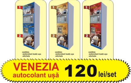 Autocolante automate cafea - venezia usa