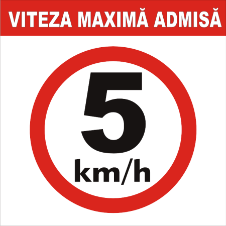 viteza maxima admisa 30x30cm