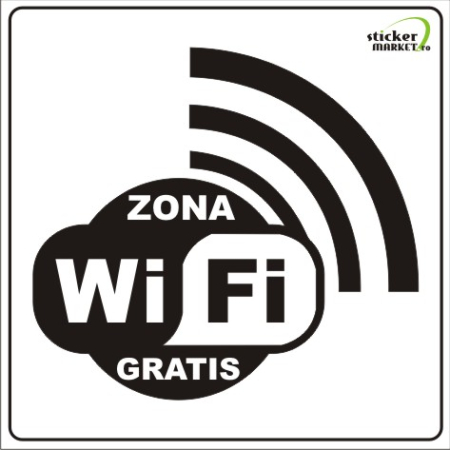 Horeca - Wi  Fi gratis n 14x14cm