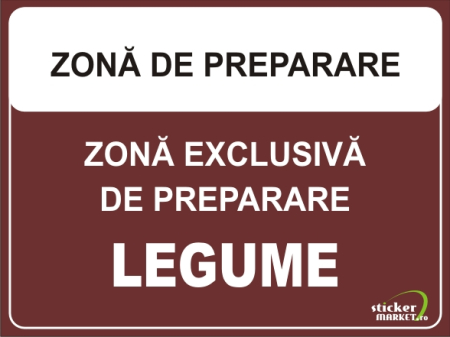 Horeca - Zona legume 20x15cm