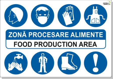 Bilingve - Zona procesare alimente 30x20cm