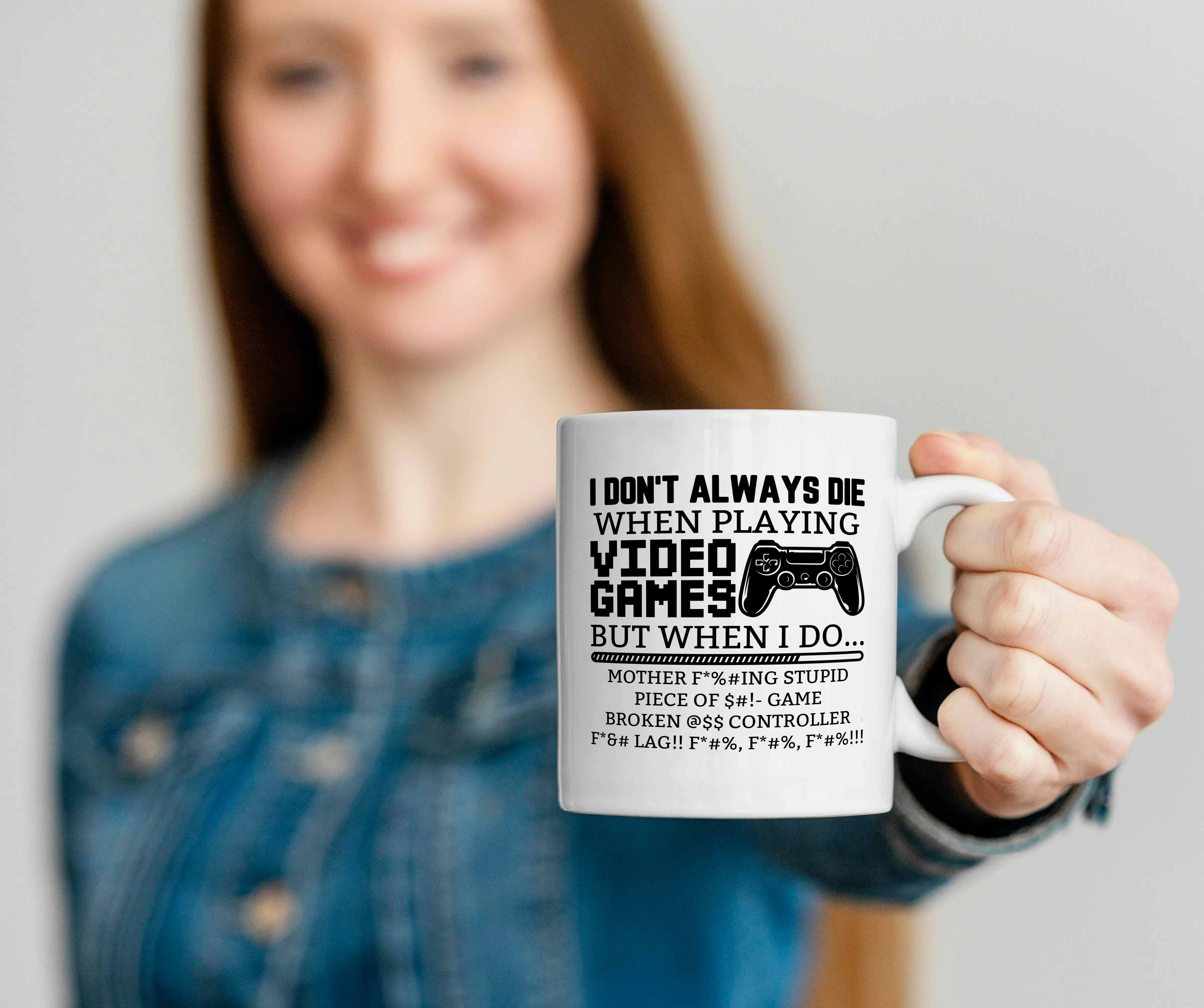 Cana I don't always die pentru cafea, ceai sau ocazii speciale, Alb, 380ml [3]