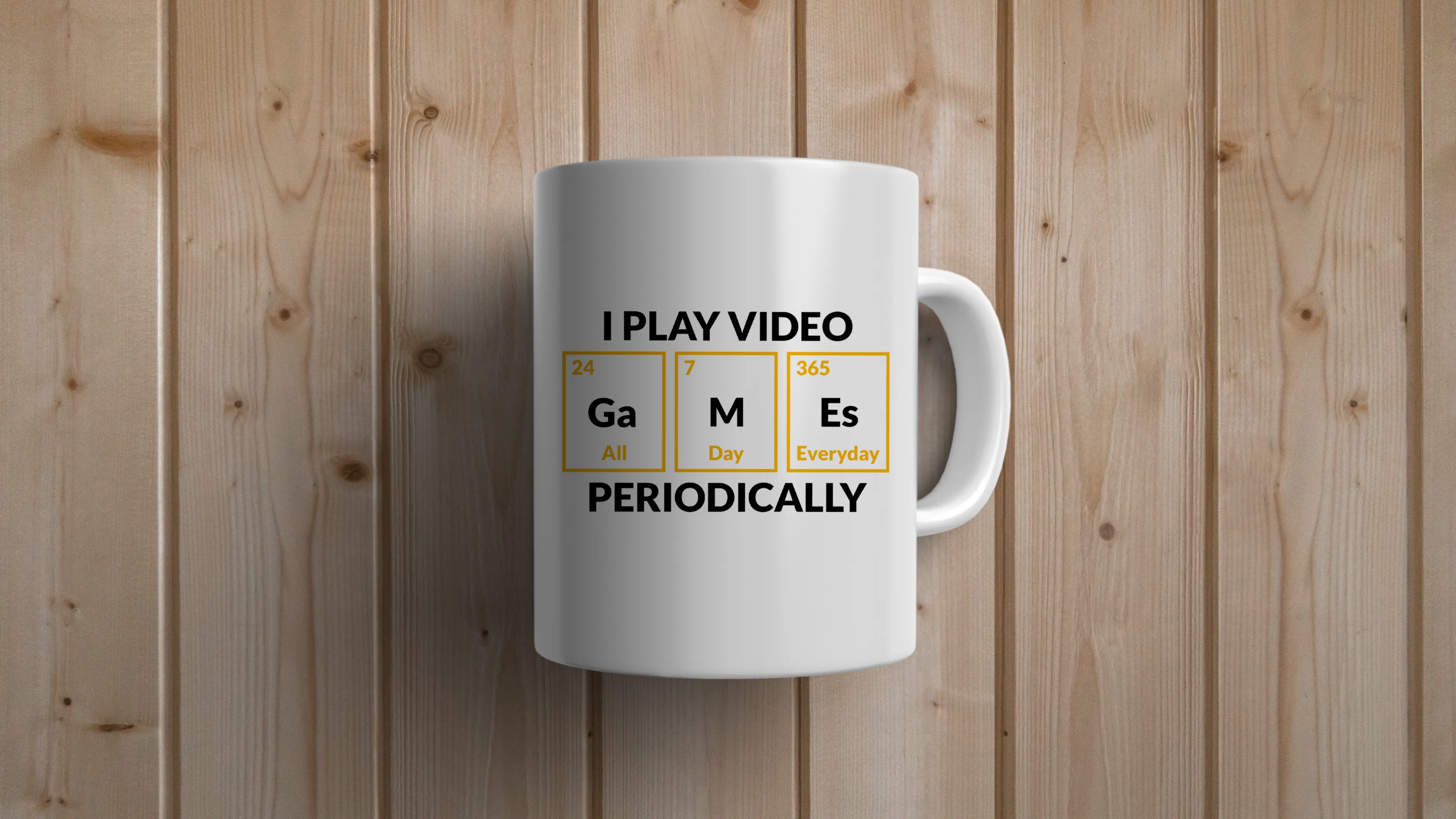 Cana I Play Video Games Periodically pentru cafea, ceai sau ocazii speciale, Alb, 380ml [2]