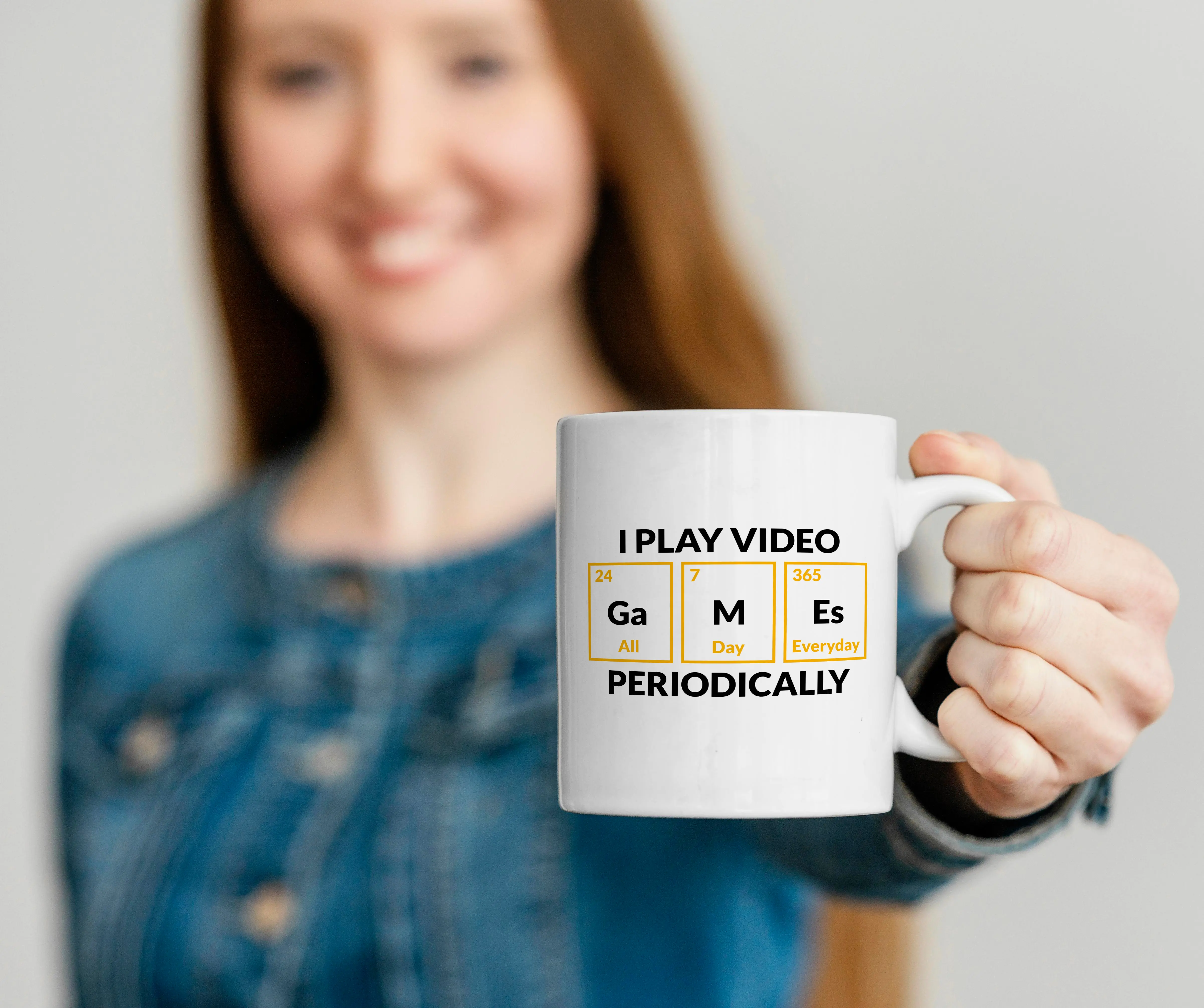 Cana I Play Video Games Periodically pentru cafea, ceai sau ocazii speciale, Alb, 380ml [3]