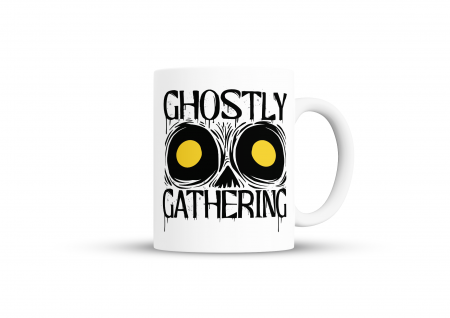 Diverse - Cana Ghostly Gathering pentru cafea, ceai sau cadou, Alb, 380ml