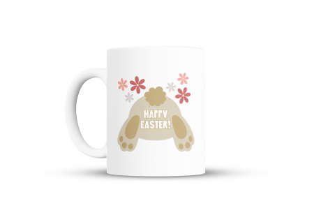 Cana Happy Easter pentru cafea, ceai sau ocazii speciale, Alb, 380ml [1]