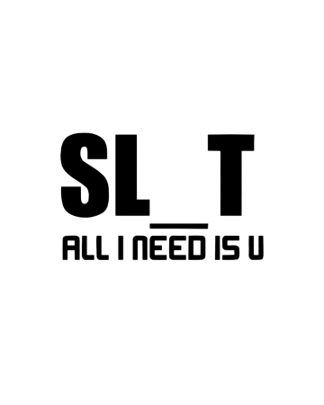 18+ sticker - Sticker All I Need Is U, Alb, 10 cm