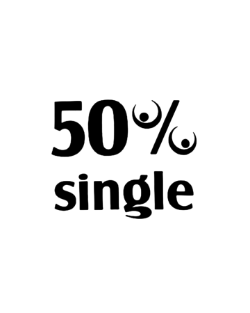 Texte - Sticker Auto 50 Single, Alb, 10 cm
